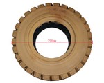 Rubber Solid Tire, Forklift Parts Eco-friendly Tire 300-15 (ZX-300-15/C8900HB)