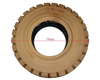 Rubber Solid Tire, Forklift Parts Eco-friendly Tire 300-15 (ZX-300-15/C8900HB)
