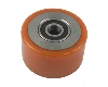 Steel Core, 127*74-25 Polyurethane PU Roller- Load Wheel For Hyster. N30Z, 100% Premium