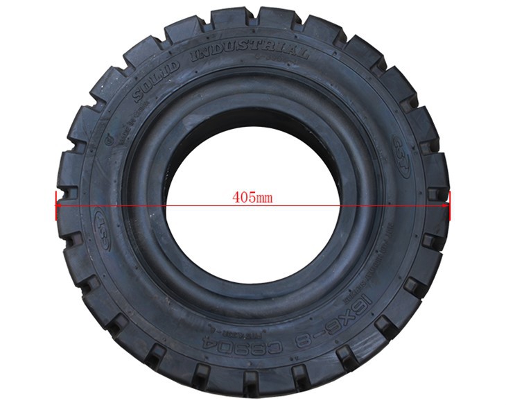 Wholesale Forklift Tyre, Forklift Parts 16*6-8 Rubber Solid Tire For Sale