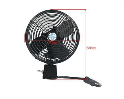 Forklift Parts Electric Fan, 6 Inches 12V Fan, Original Quality