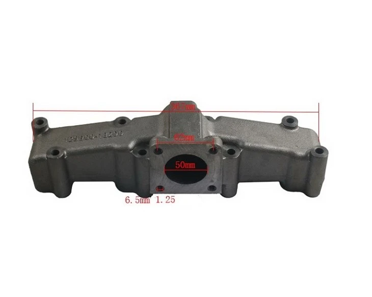 129900-13200 Exhaust Manifold For 4D94E/4D98E/4TNV94/4TNV98