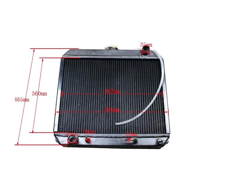 Oil Cooler Hydraulic Aluminum Forklift Radiator For S4S/F18B, 91402-00500